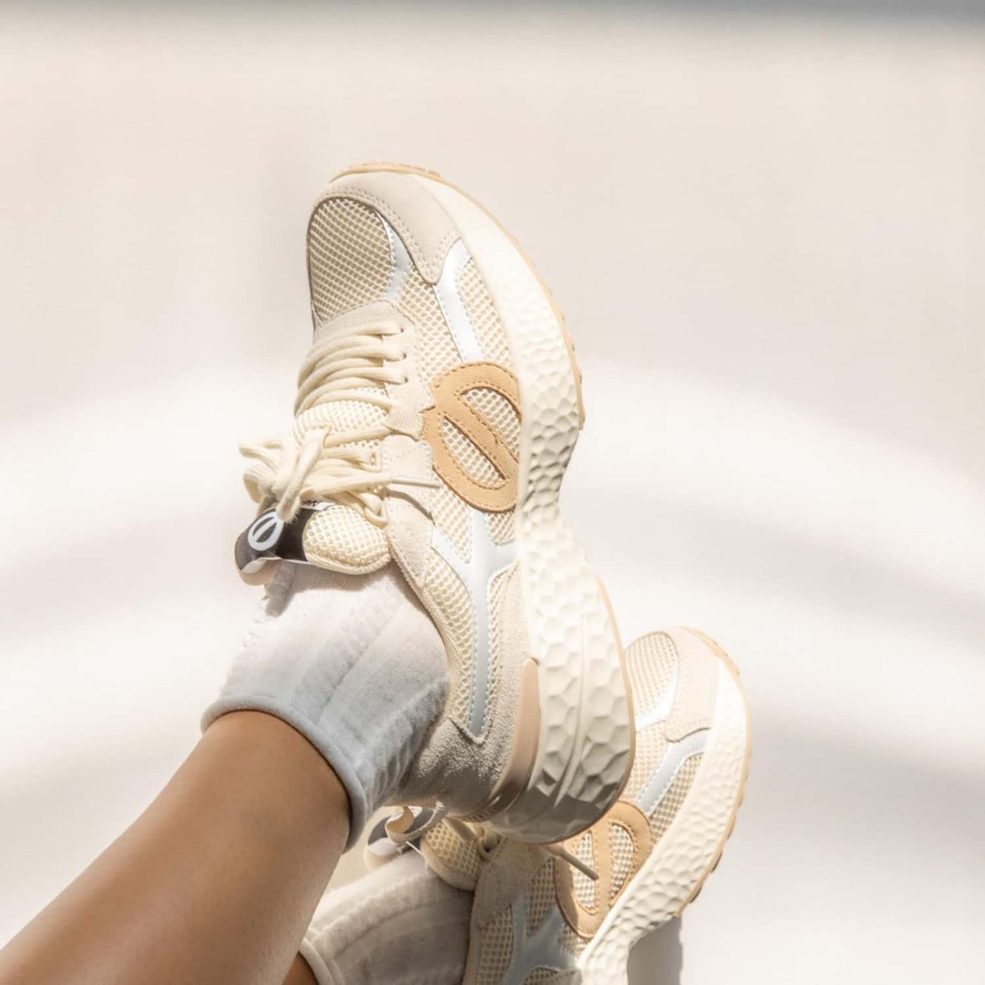 CARTER 2.0 RUNNER W - MESH/SUEDE/SUED - BEIGE/OFF WHITE/SAND